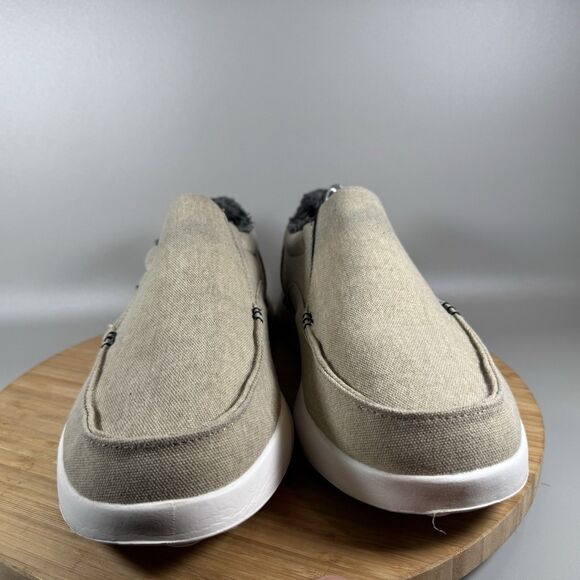 S Ortho Comfoot Tan Canvas Orthotic Slip on Comfort Shoes Mens EU 44.5 US 10.5 - Picture 2 of 8